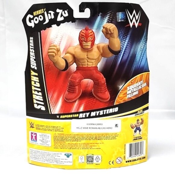 Stretchy Superstars Rey Mysterio Action Figure - Picture 3 of 4